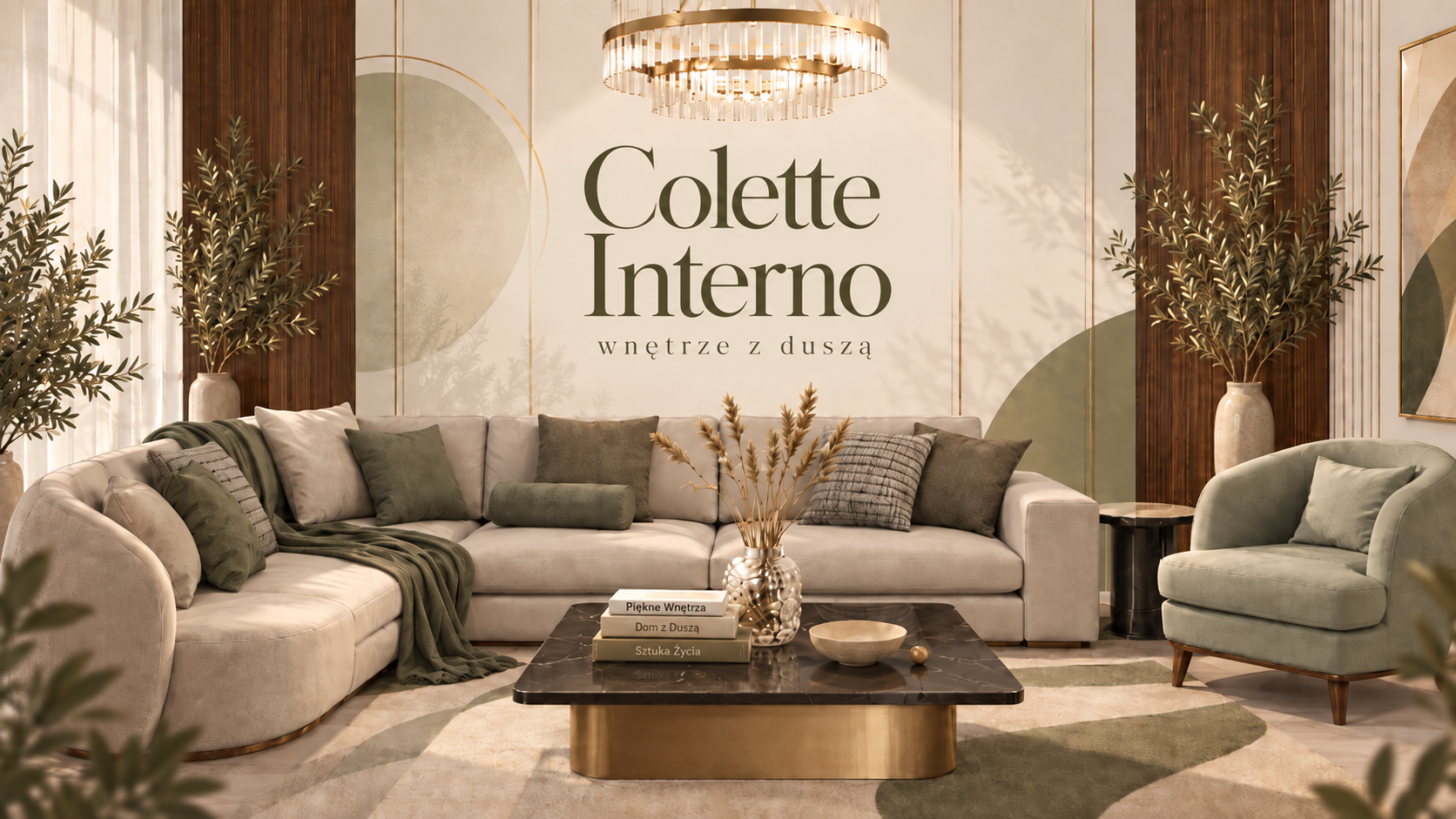 Projekt eleganckiego salonu Colette Interno
